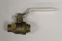 3/8 Inch (in) C x C Hand Ball Valve with Drain