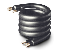 Coaxial Coils for condensers, chillers and heat pumps